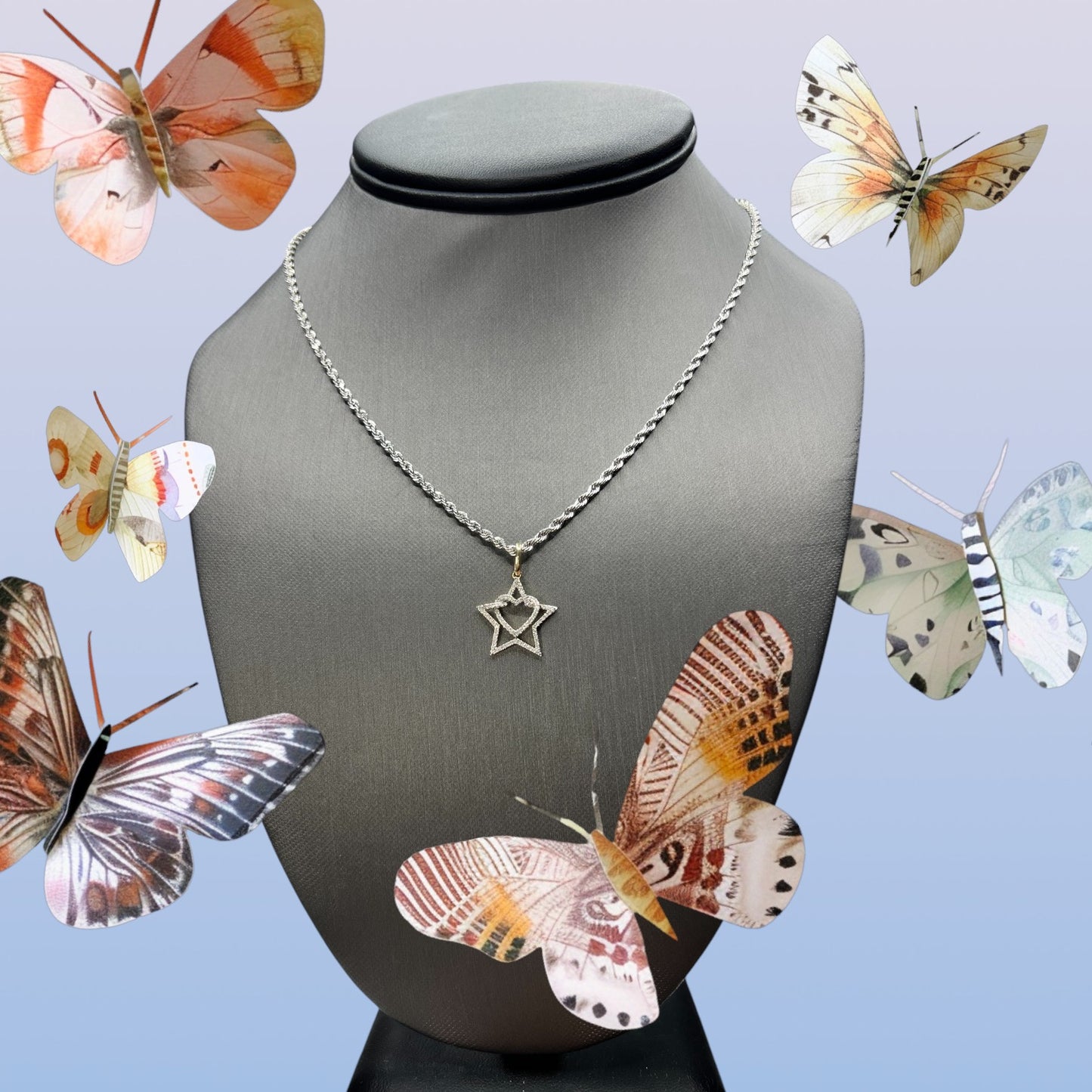 00/Necklace 10k and Diamond