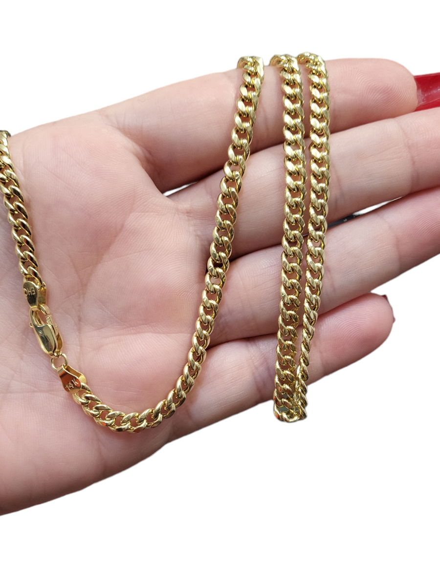 Cadena 14k Dana Solid Gold