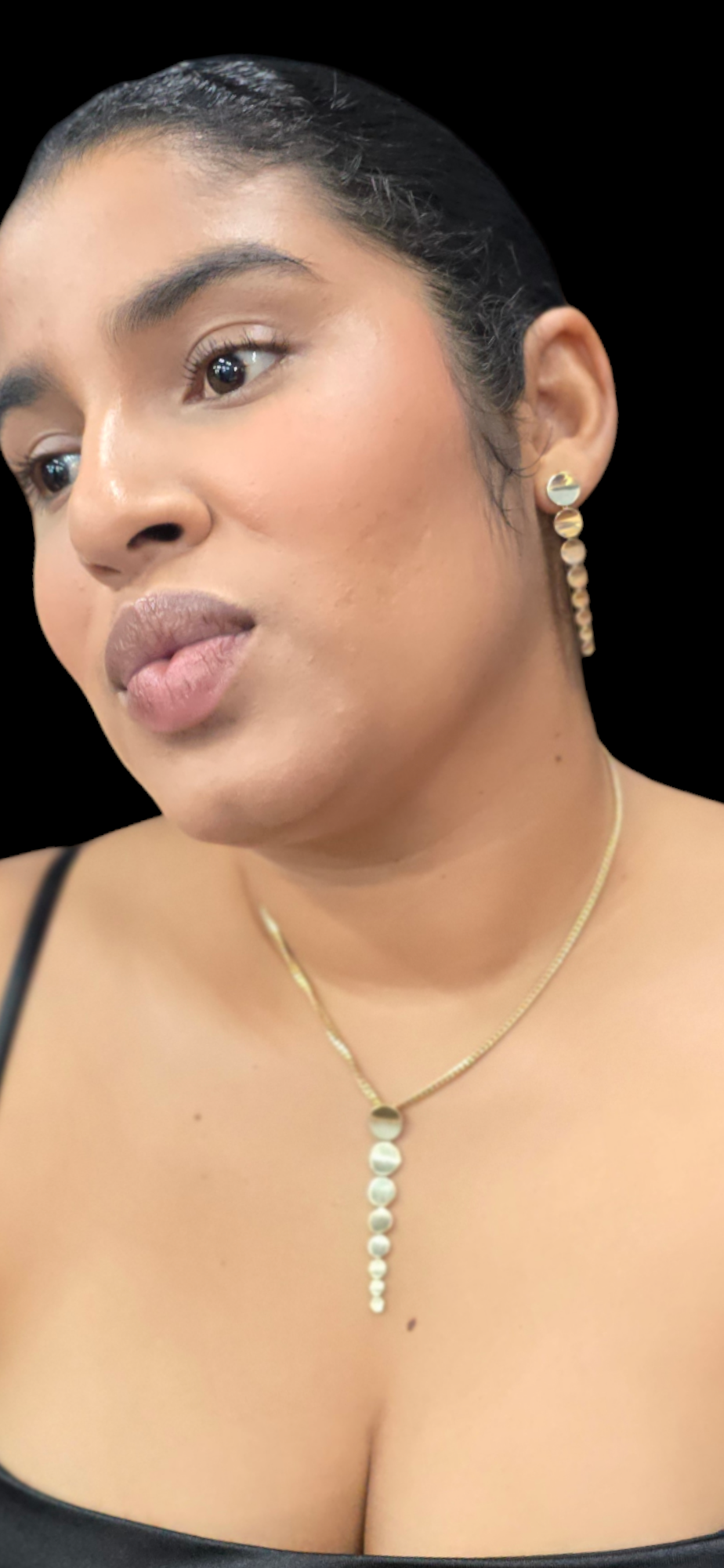 Earring 14k & charm 14k
