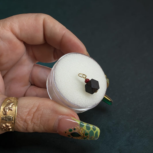 Azabache natural 14k