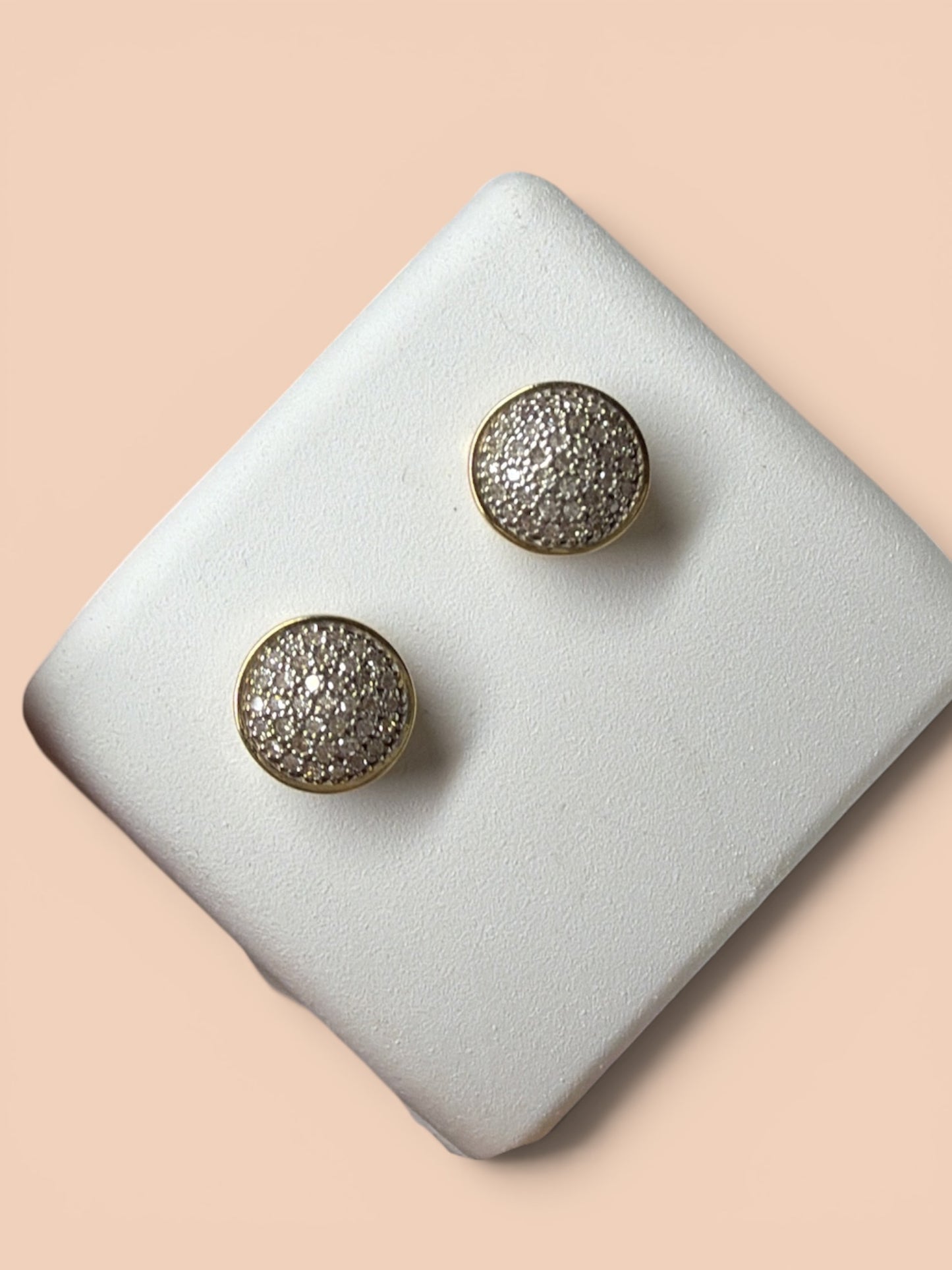 Earring 10k and Natural Diamonds