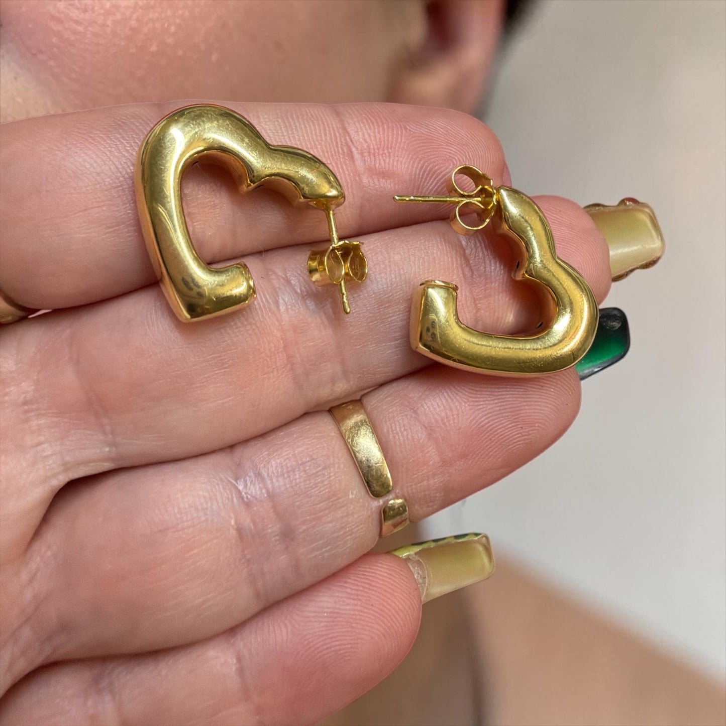 Hoops earrings 10k