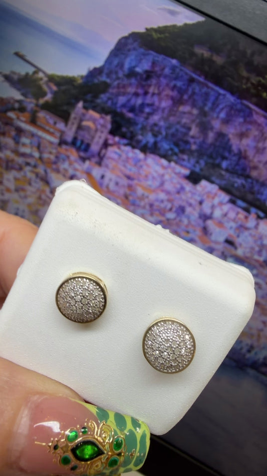 Earring 10k and Natural Diamonds