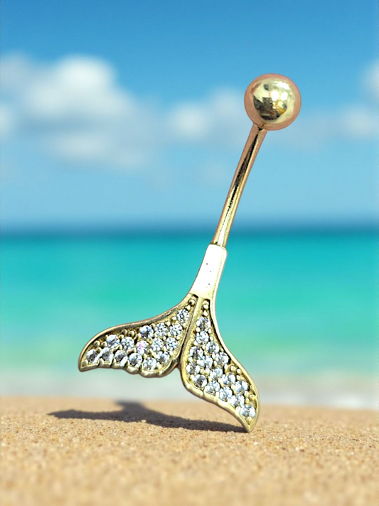 Belly piercing 14k
