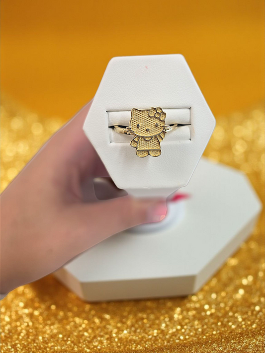 Hello kitty ring 10k