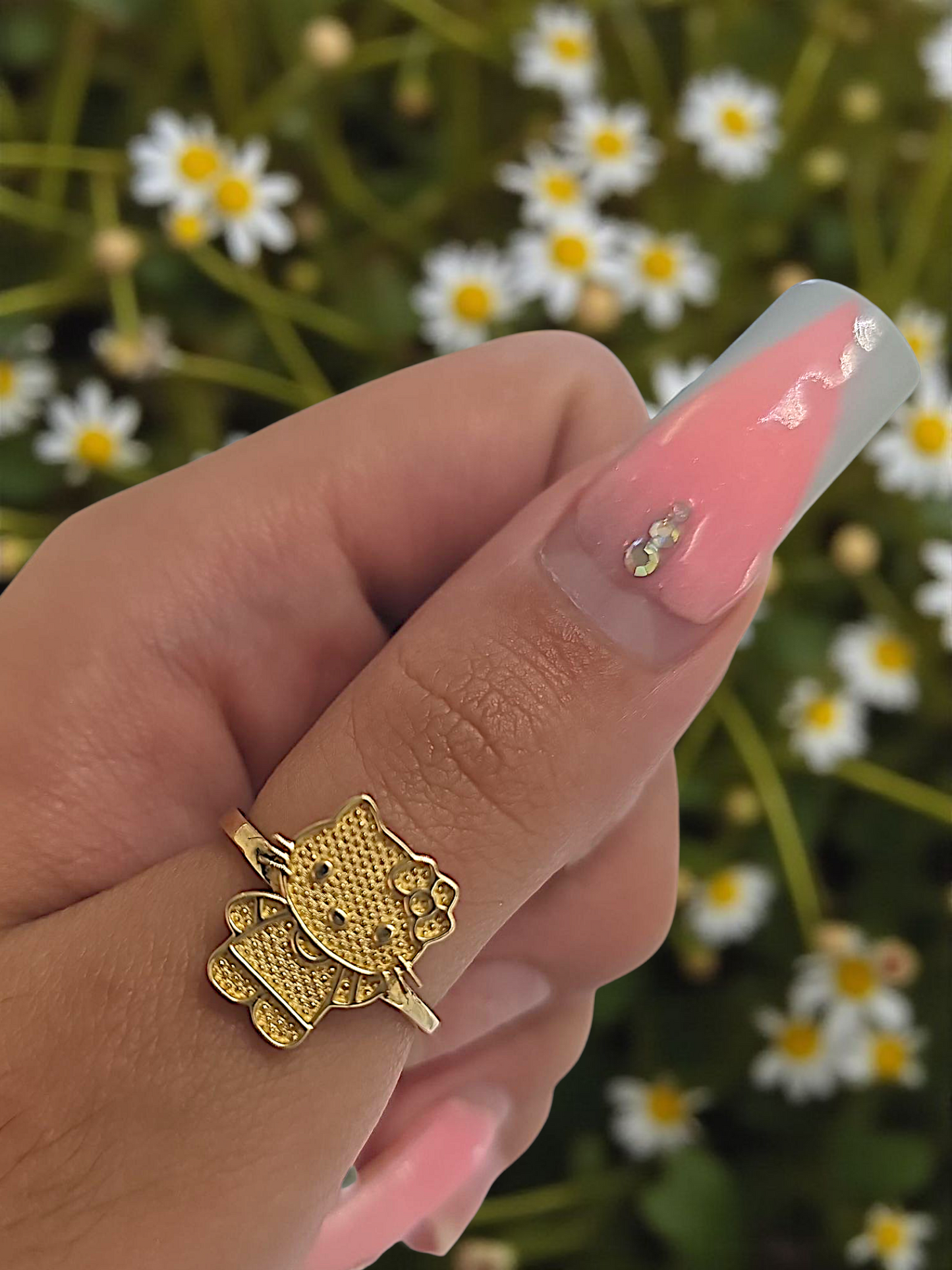Hello kitty ring 10k